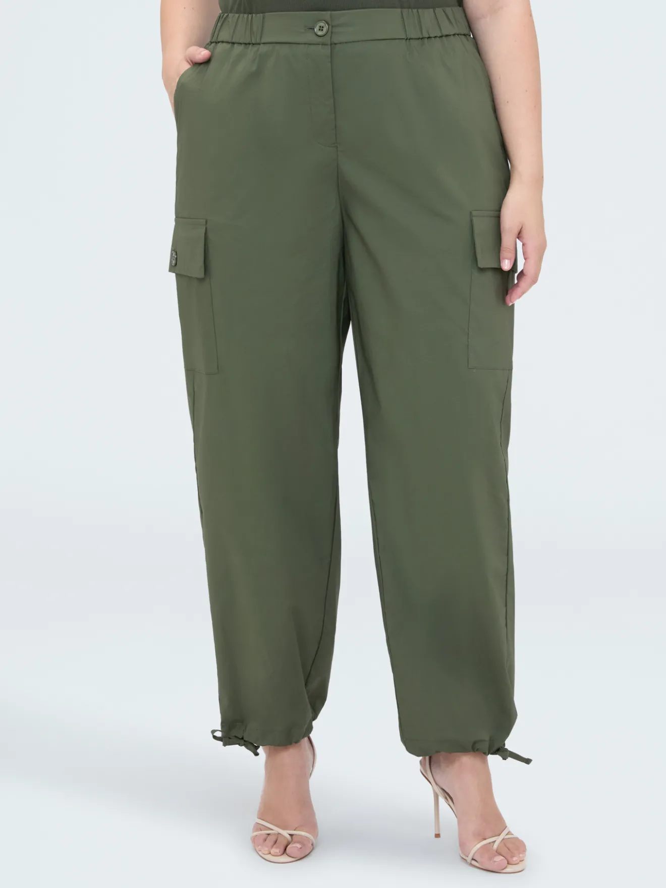 Pantaloni cargo in cotone