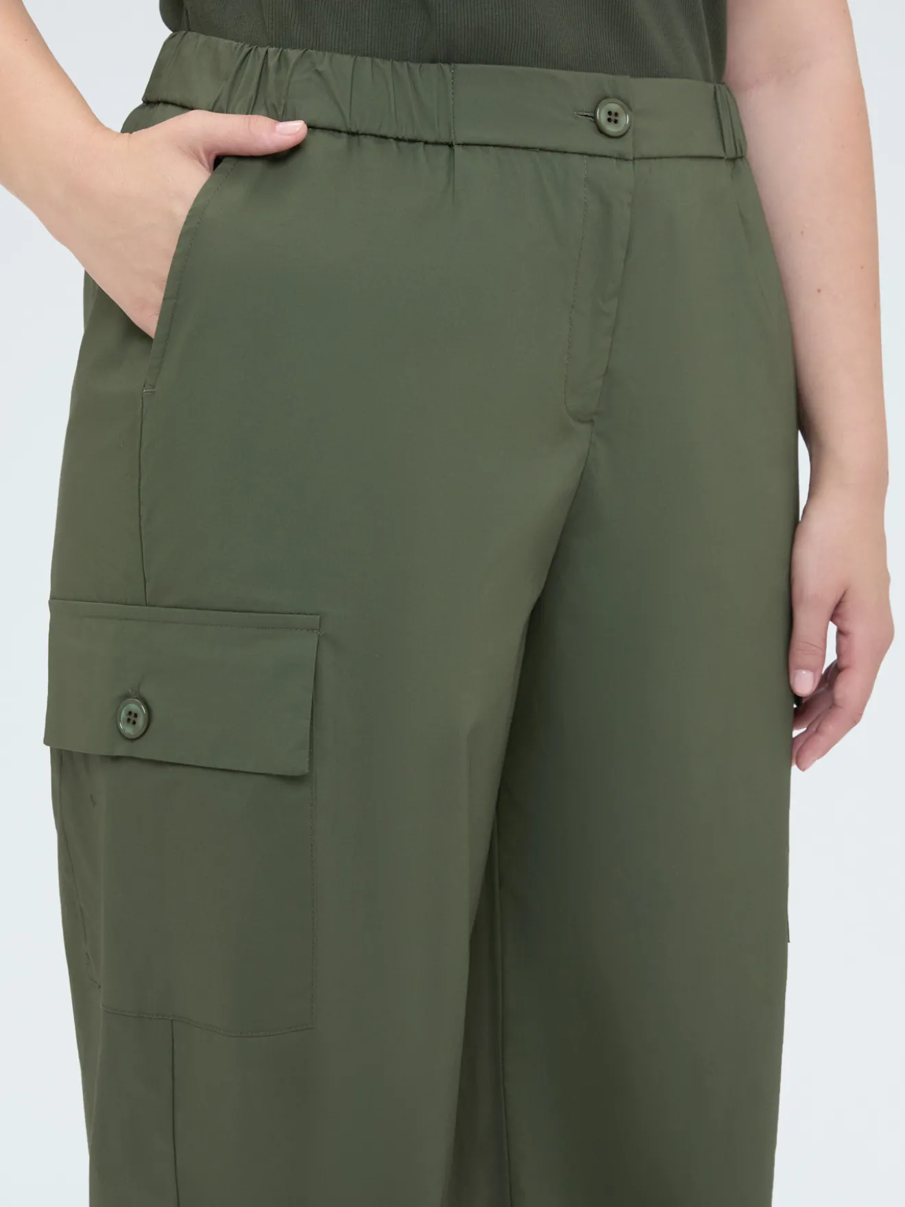 Pantaloni cargo in cotone