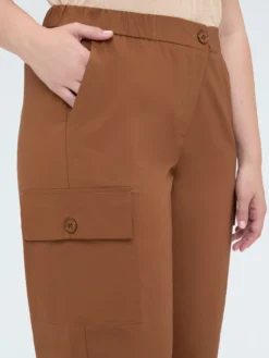 Pantaloni cargo in cotone