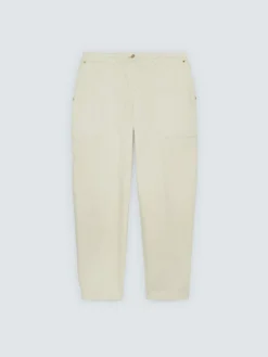 Pantaloni Carrot Fit in cotone