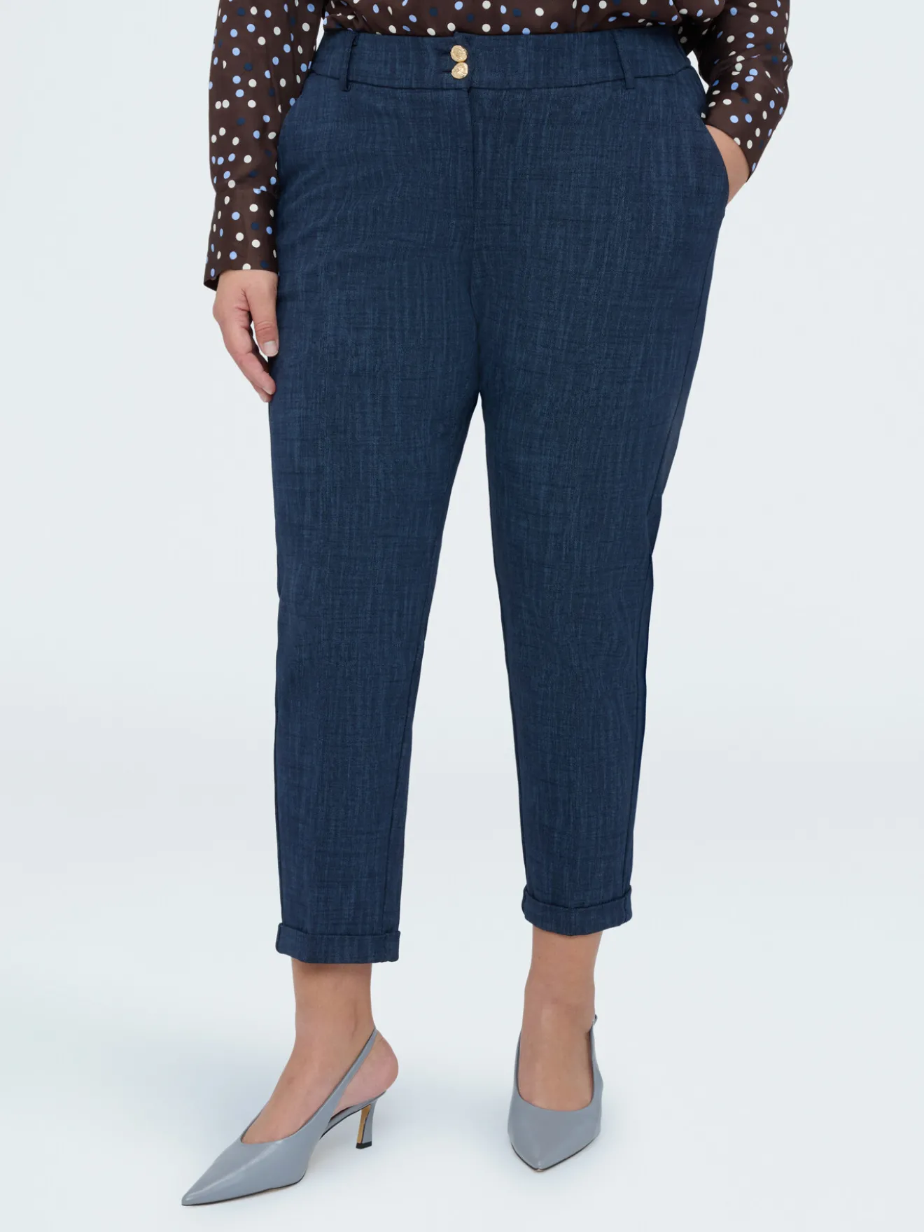Pantaloni Carrot Fit in Punto Milano