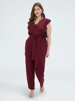 Pantaloni carrot fit in viscosa