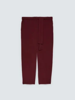Pantaloni carrot fit in viscosa