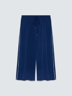 Pantaloni cropped in jersey