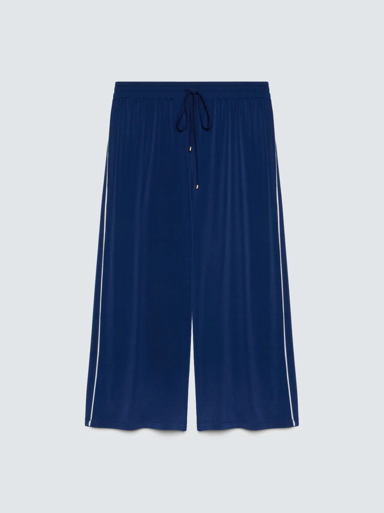 Pantaloni cropped in jersey