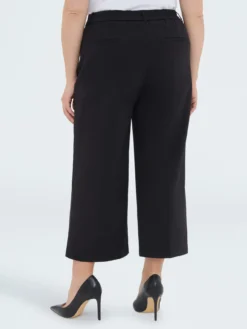 Pantaloni Cropped in Punto Milano