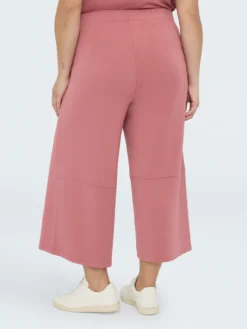 Pantaloni cropped in scuba