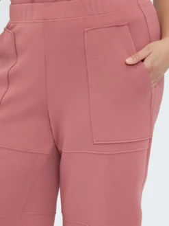 Pantaloni cropped in scuba