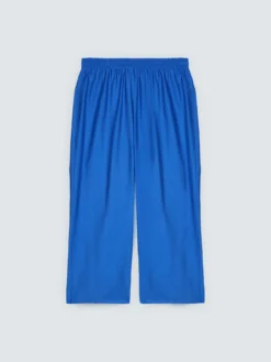 Pantaloni cropped in viscosa