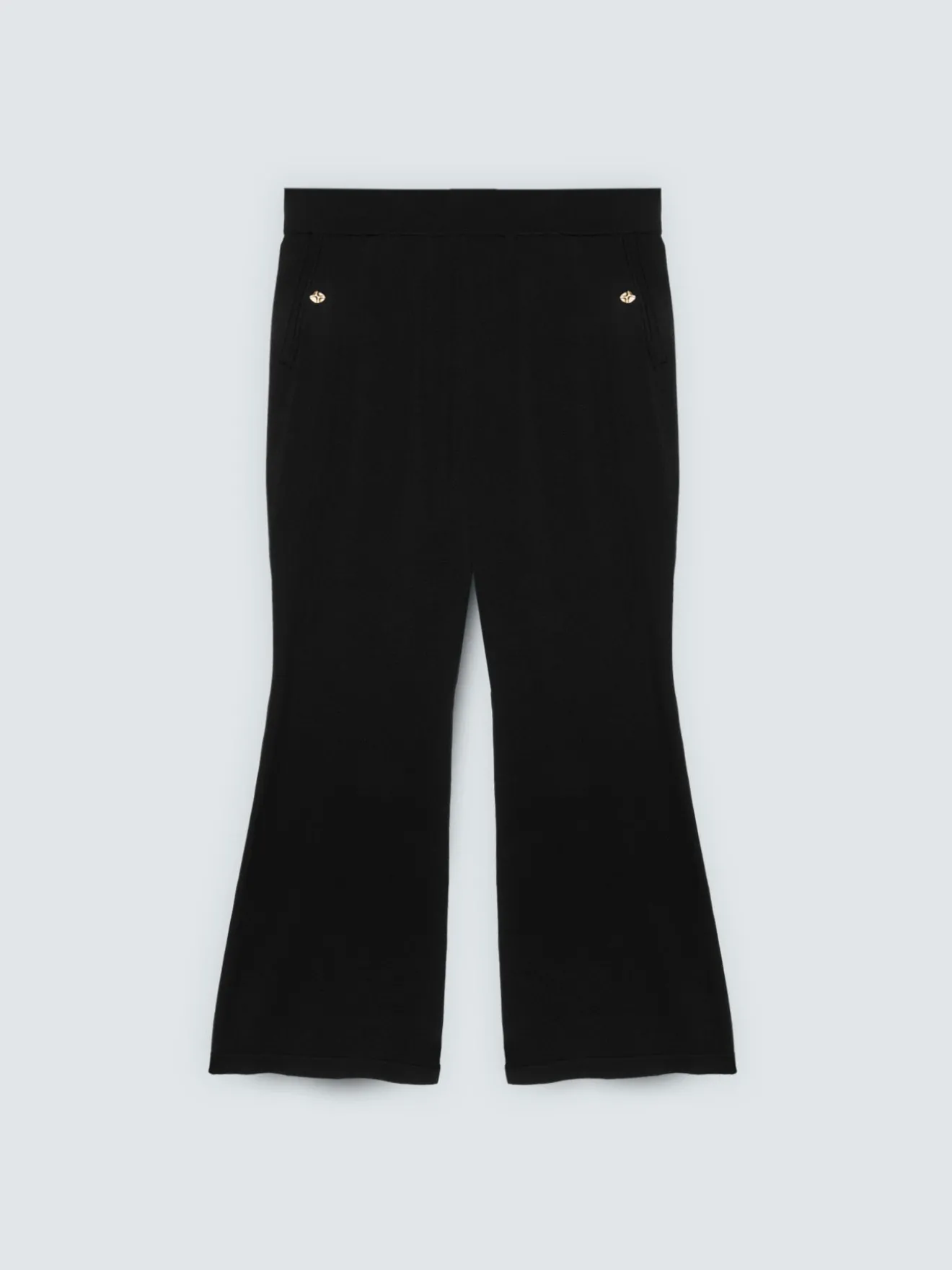 Pantaloni Flare in maglia