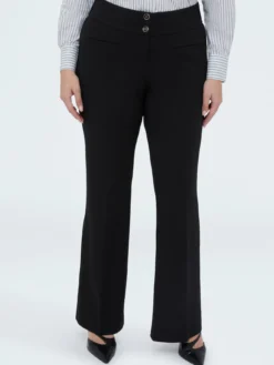 Pantaloni Flare in tessuto stretch