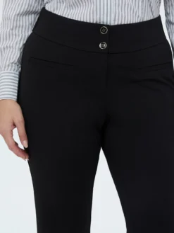 Pantaloni Flare in tessuto stretch