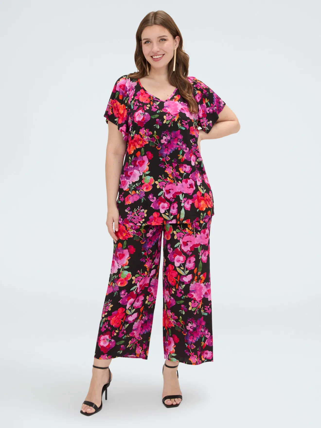 Pantaloni floreali