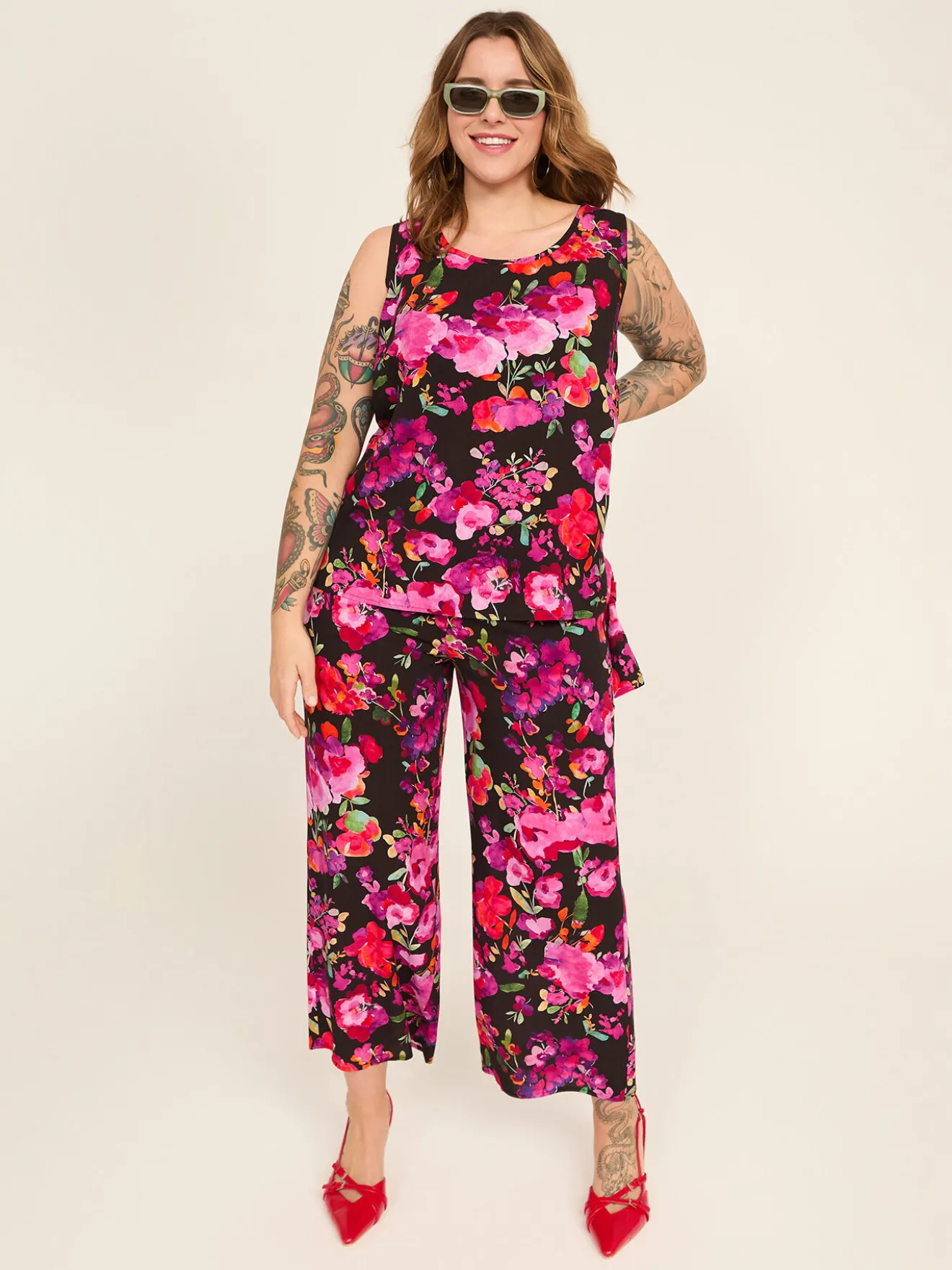 Pantaloni floreali