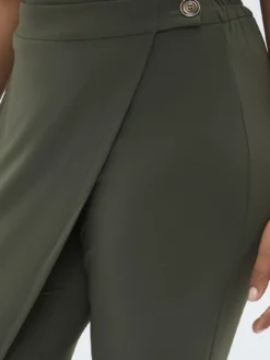 Pantaloni in jersey con chiusura portafoglio