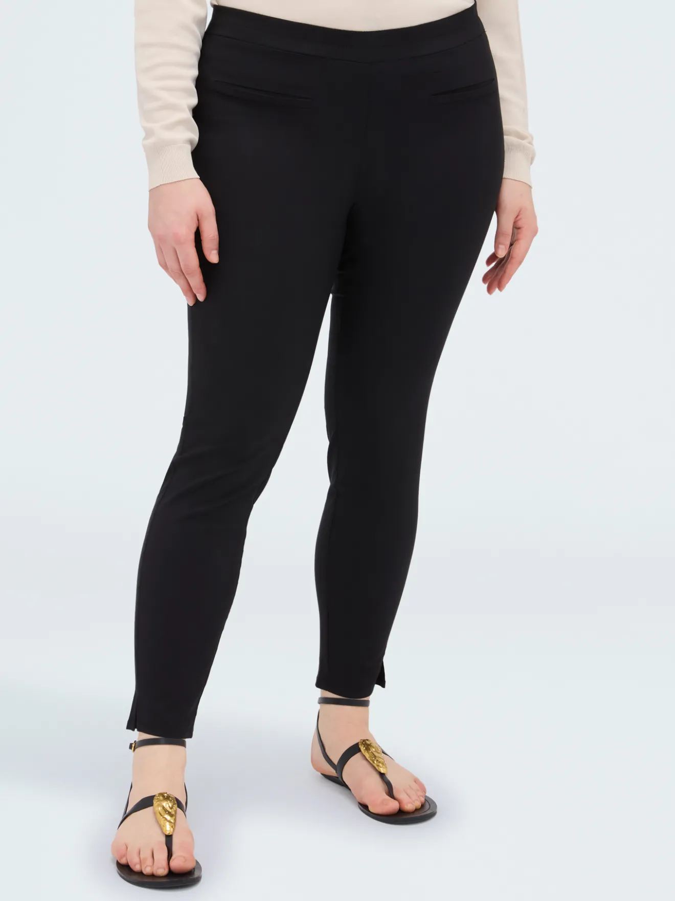 Pantaloni Jeggigns con vita elasticizzata