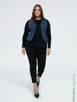 Pantaloni Jeggings con elastico in vita