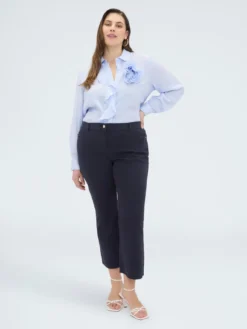 Pantaloni Kick Flare flare in cotone