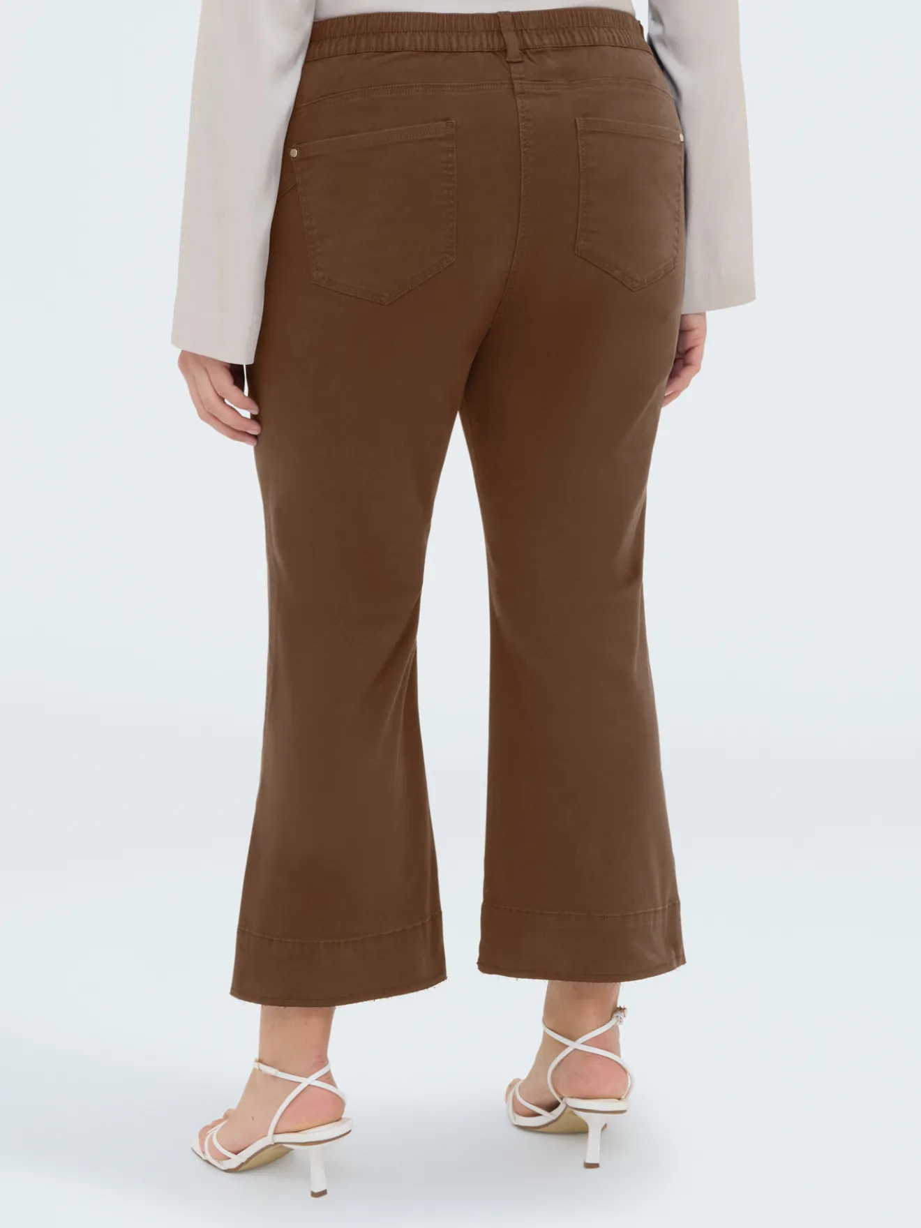 Pantaloni Kick Flare flare in cotone