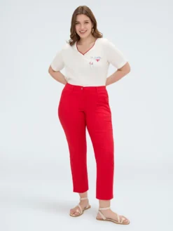 Pantaloni New York in cotone stretch