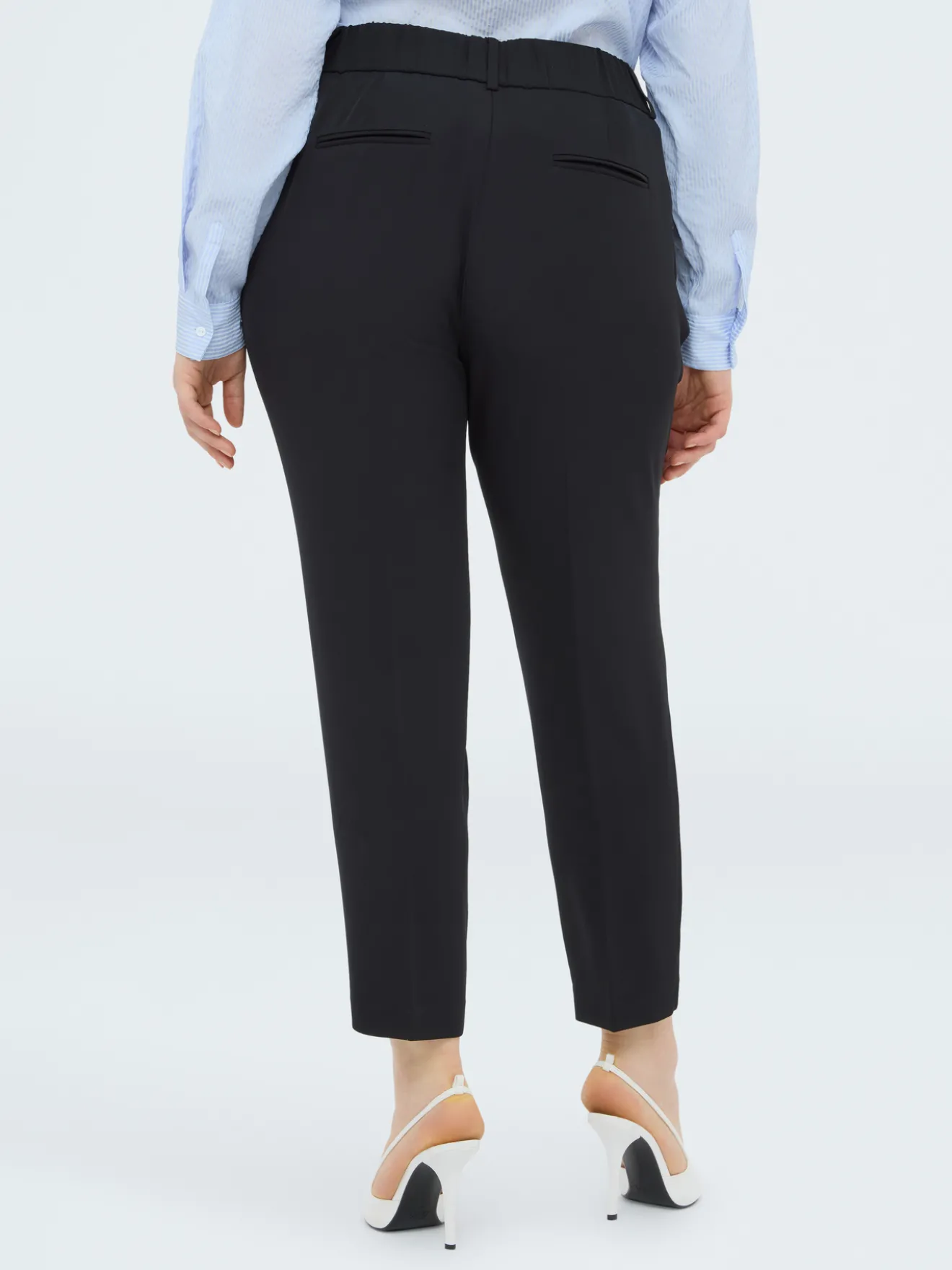 Pantaloni New York in tessuto stretch