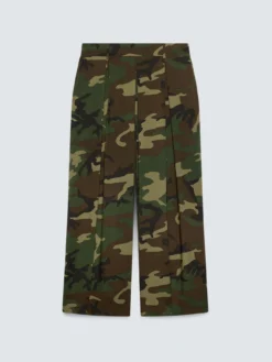 Pantaloni palazzo camouflage