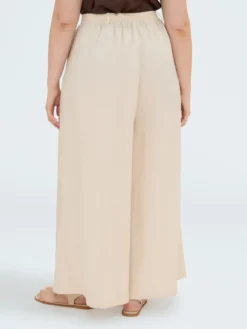 Pantaloni palazzo con pince
