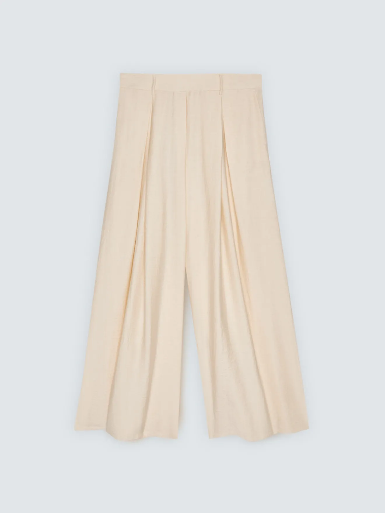Pantaloni palazzo con pince