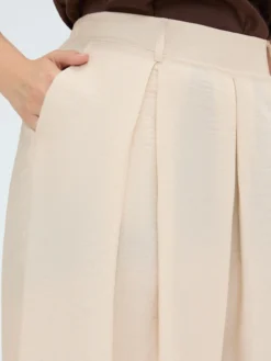 Pantaloni palazzo con pince