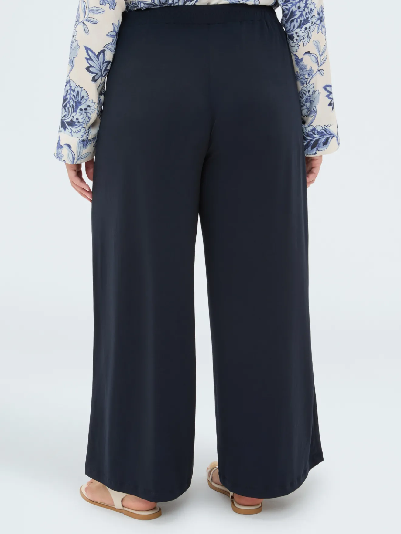 Pantaloni palazzo in jersey