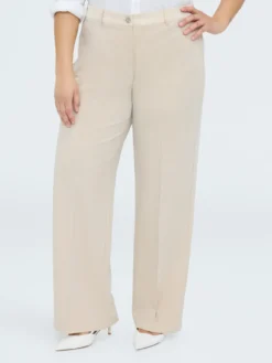 Pantaloni Regular effetto gessato