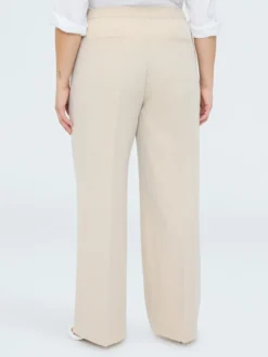 Pantaloni Regular effetto gessato