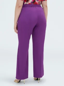 Pantaloni Regular in cotone stretch