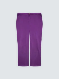 Pantaloni Regular in cotone stretch