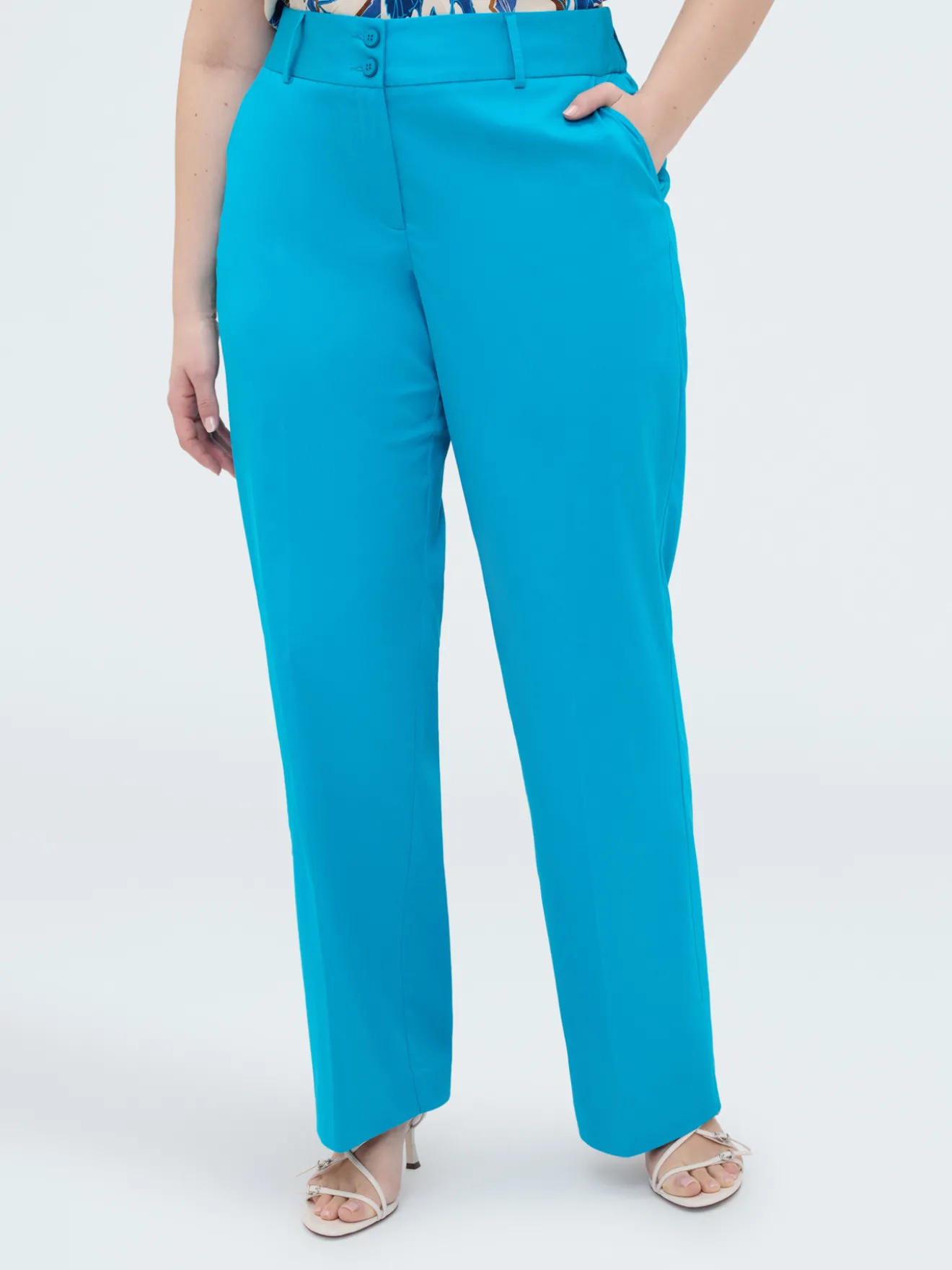 Pantaloni Regular in misto cotone