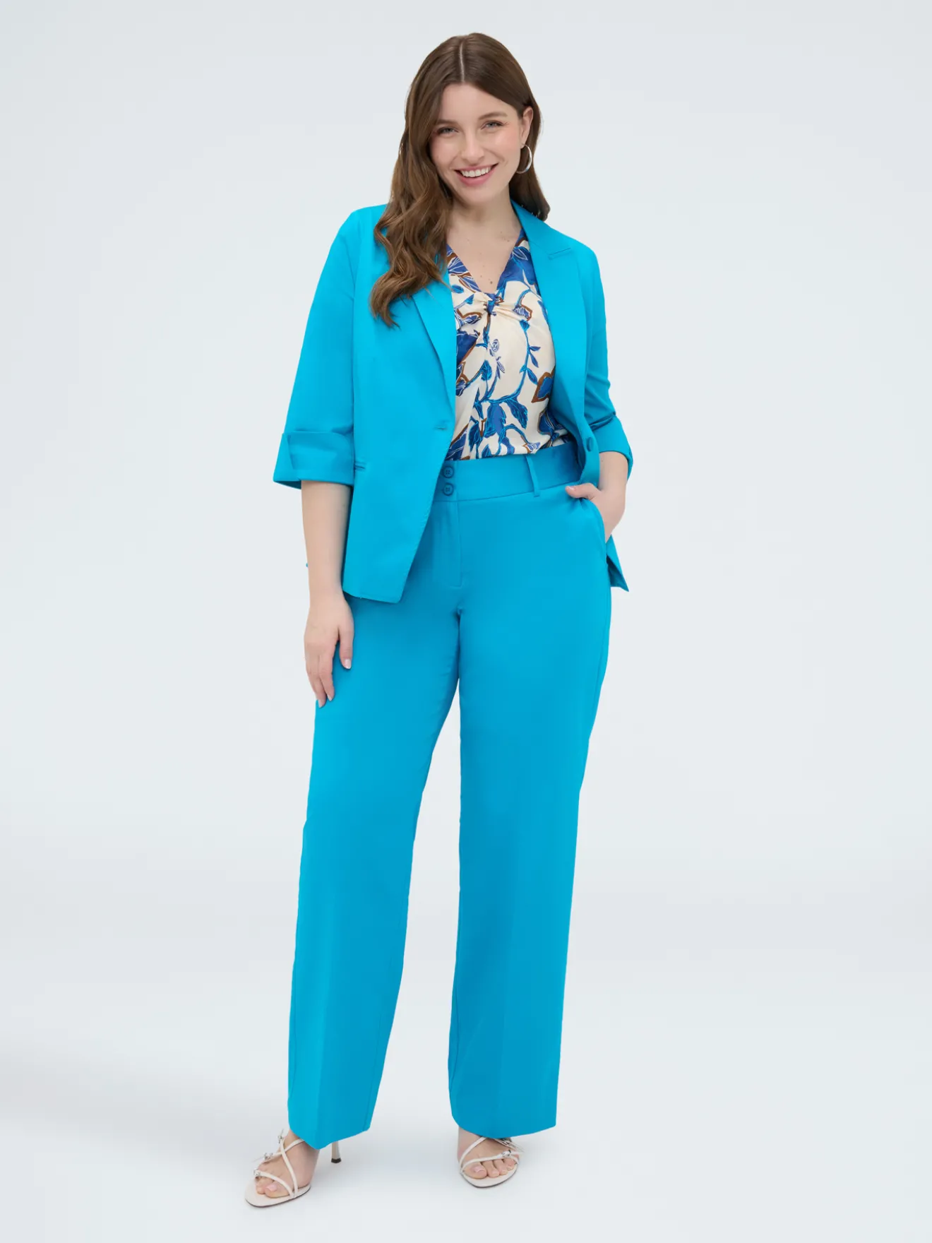 Pantaloni Regular in misto cotone