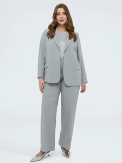 Pantaloni Regular stampa check