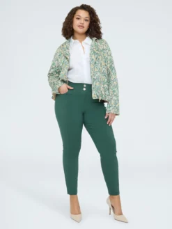 Pantaloni Skinny in misto viscosa