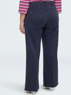 Pantaloni Straight Fit in cotone