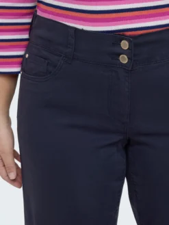 Pantaloni Straight Fit in cotone