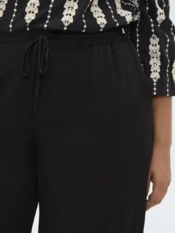 Pantaloni Wide Leg con coulisse in vita