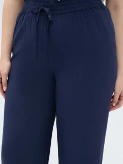 Pantaloni Wide Leg con dettaglio ajour