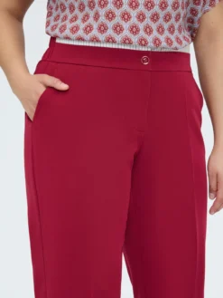 Pantaloni Wide Leg con dettaglio a righe in vita