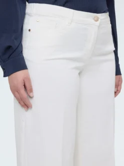Pantaloni Wide Leg in cotone