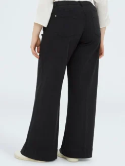 Pantaloni Wide Leg in cotone