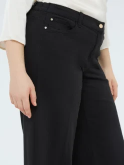 Pantaloni Wide Leg in cotone