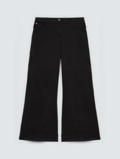 Pantaloni Wide Leg in cotone