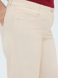 Pantaloni Wide Leg in cotone leggero