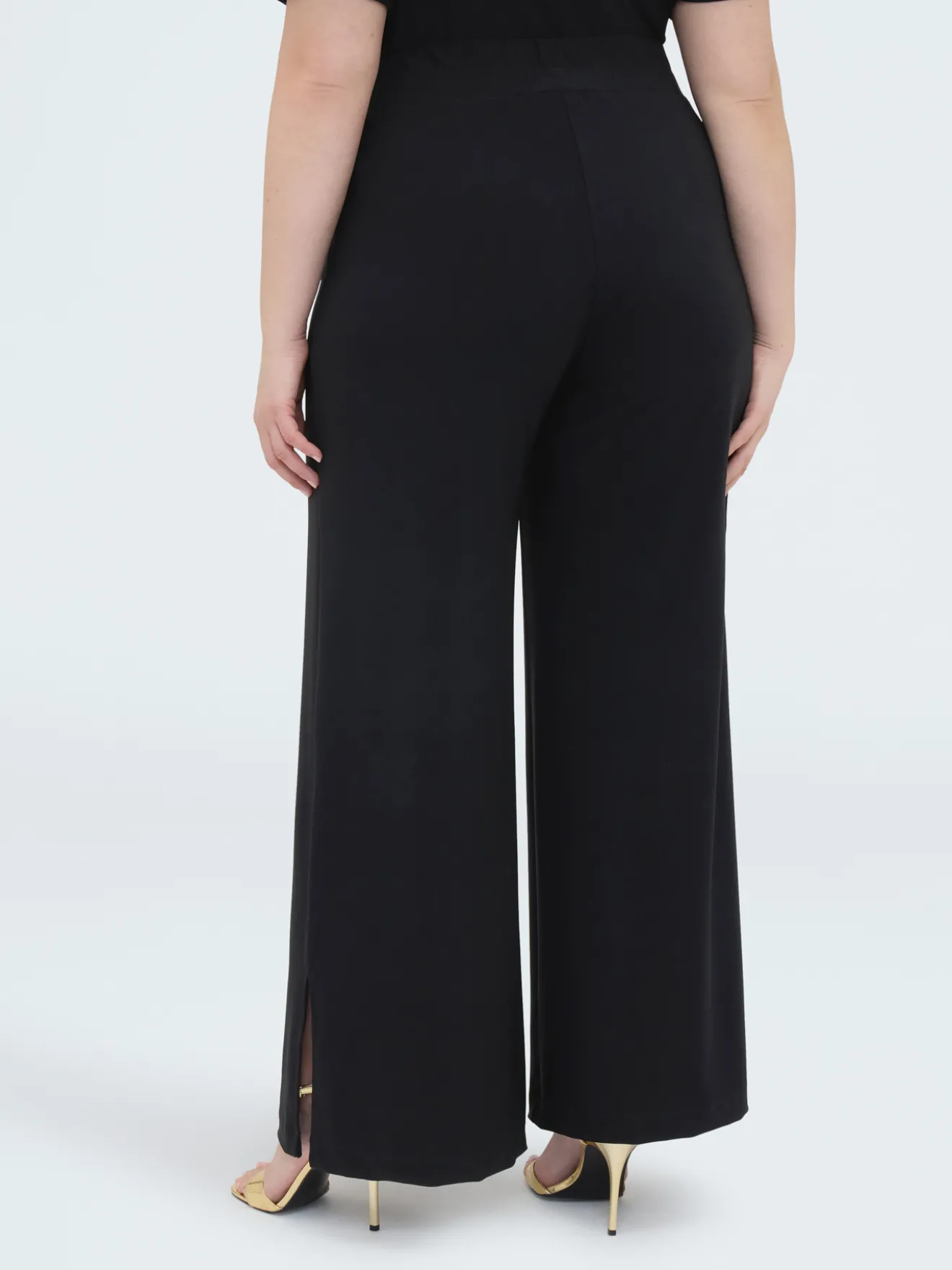 Pantaloni Wide Leg in jersey
