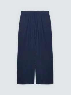 Pantaloni Wide Leg in misto lino